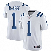 Nike Indianapolis Colts #1 Pat McAfee White NFL Vapor Untouchable Limited Jersey,baseball caps,new era cap wholesale,wholesale hats